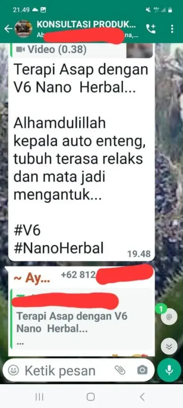 Testimoni Rokok V6 2