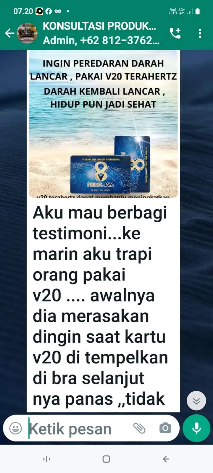 Testimoni V20 Prima Jaya 1
