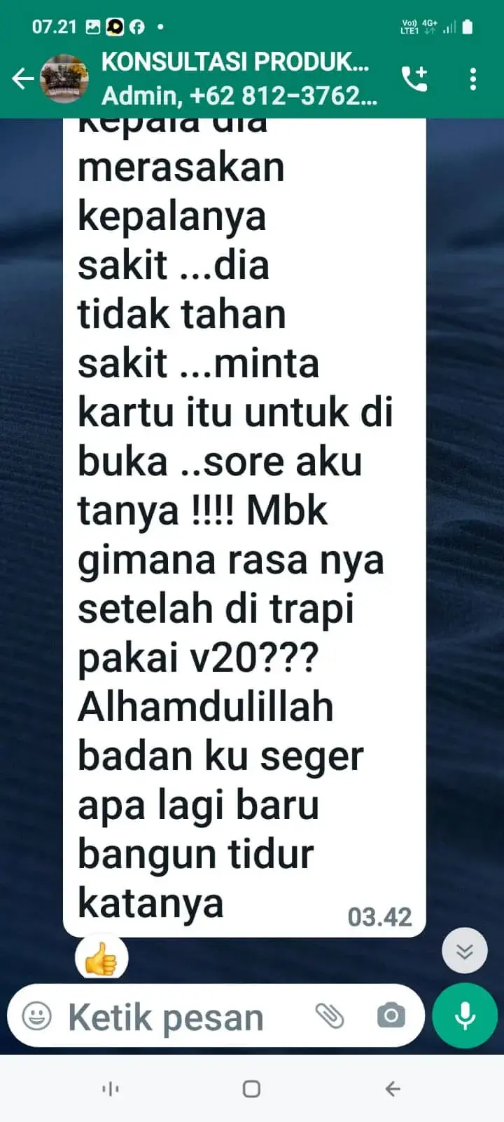 Testimoni V20 Prima Jaya 3