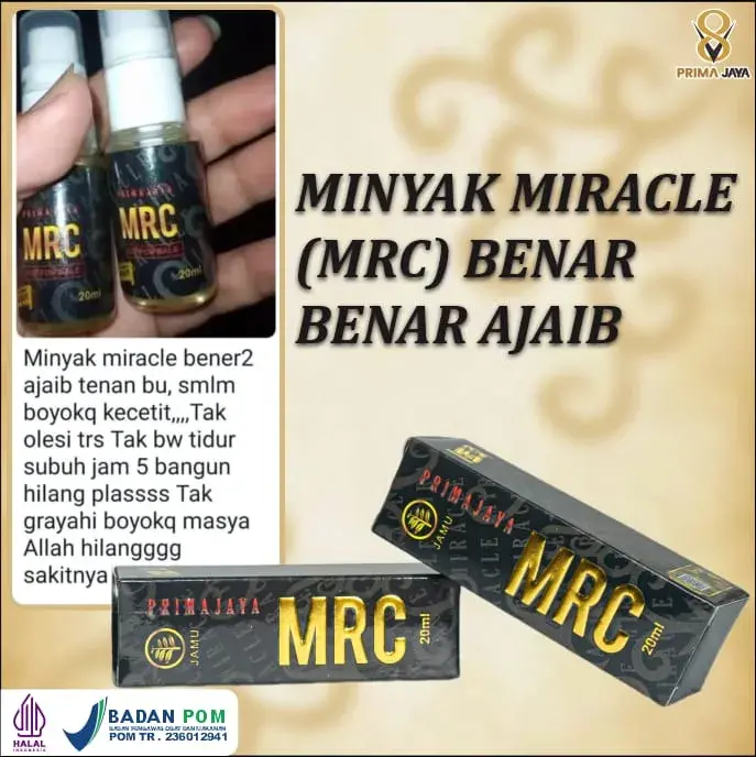 Testimoni Minyak MRC Primajaya 1